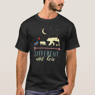 Autism Awareness Mama Bear Different Not Less T-Shirt