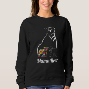 Autism Awareness Mama Bear Mum Autistic Child Sweatshirt
