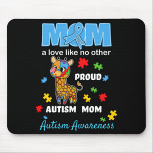 Autism Awareness Mom Mother Love Proud Autism Mama Mouse Pad