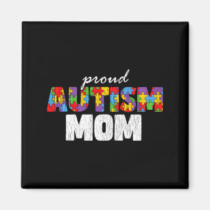 Autism Awareness Mom Proud Autistic Son Daughter M Magnet
