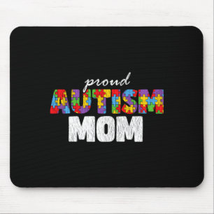 Autism Awareness Mom Proud Autistic Son Daughter M Mouse Pad