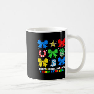 Autism Awareness Month Accept Understand Love Cowg Coffee Mug
