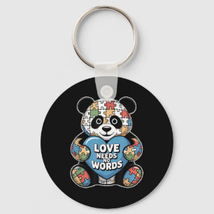 Autism Awareness Month April Puzzle Acceptance &am Key Ring