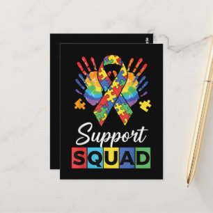 Autism Awareness Month Autism Support Squad Postcard