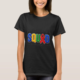 Autism Awareness Month Autism Support Squad T-Shirt