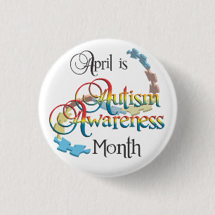 Autism Awareness Month Button