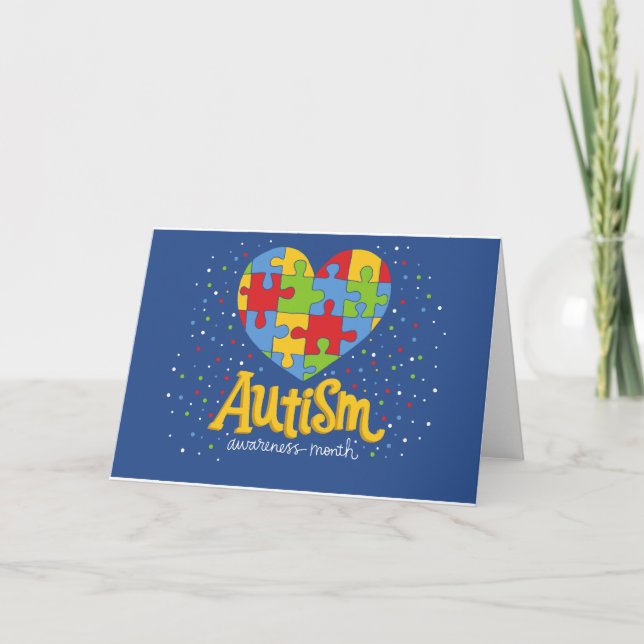 autism awareness month card (Front)