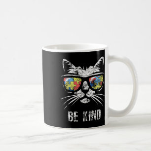 Autism Awareness Month Cat Autism Mum Dad Vintage Coffee Mug