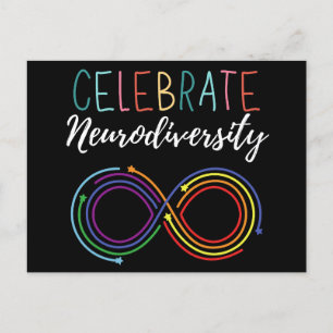 Autism Awareness Month Celebrate Neurodiversity Holiday Postcard