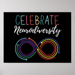 Autism Awareness Month Celebrate Neurodiversity Poster