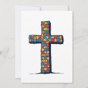 Autism Awareness Month Christ Religion Jesus Invitation