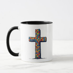 Autism Awareness Month Christ Religion Jesus Mug