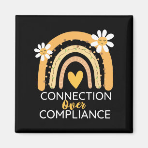 Autism Awareness Month Connection Over Compliance  Magnet