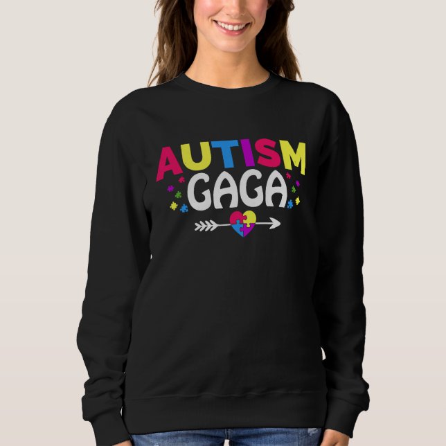 Autism Awareness Month Family Matching Cute Autism Sweatshirt (Front)