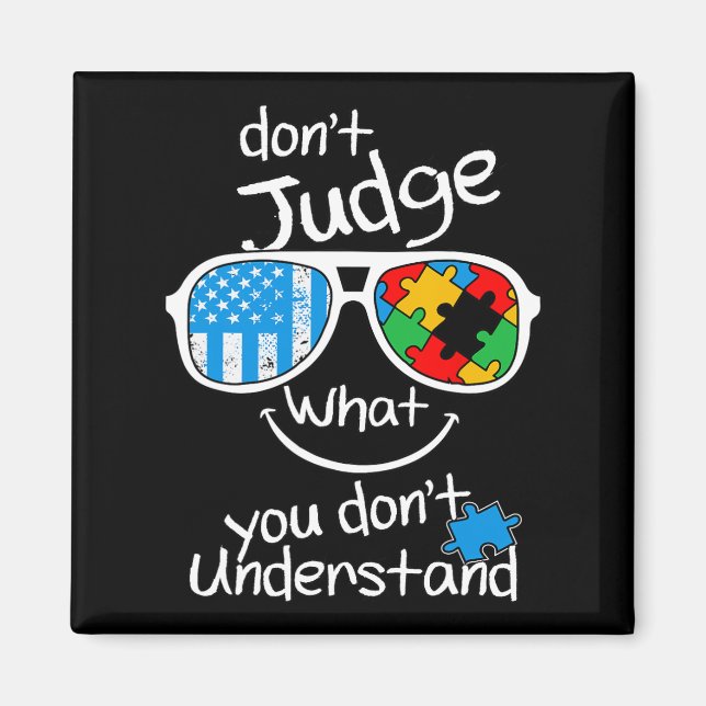 Autism Awareness Month  Magnet (Front)
