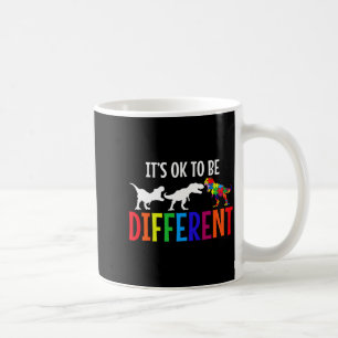 Autism Awareness Month Rex Puzzle Dino Neurodivers Coffee Mug