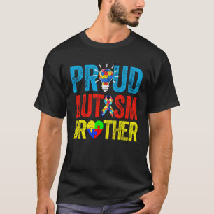 Autism Awareness Month Son Proud Autism Brother Si T-Shirt