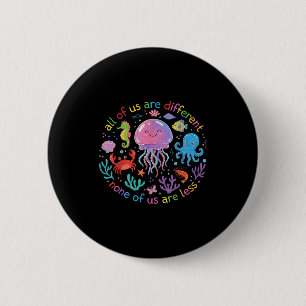 Autism awareness month sped teacher neurodiversity 6 cm round badge