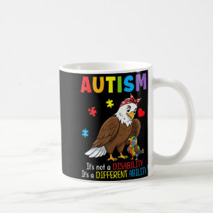 Autism Awareness Mother Eagle Different Ability Pu Coffee Mug