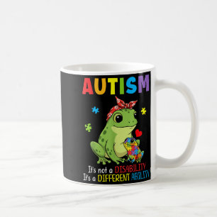 Autism Awareness Mother Frog Different Ability Puz Coffee Mug