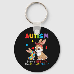 Autism Awareness Mother Rabbit Different Ability S Key Ring