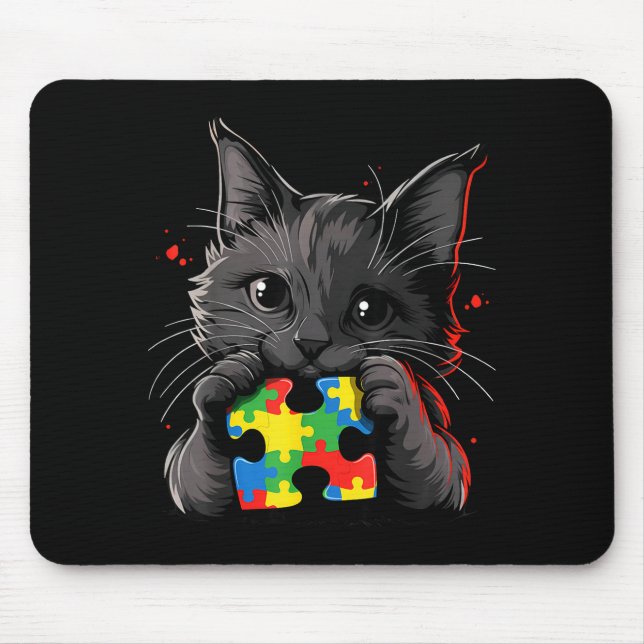 Autism awareness  mouse pad (Front)