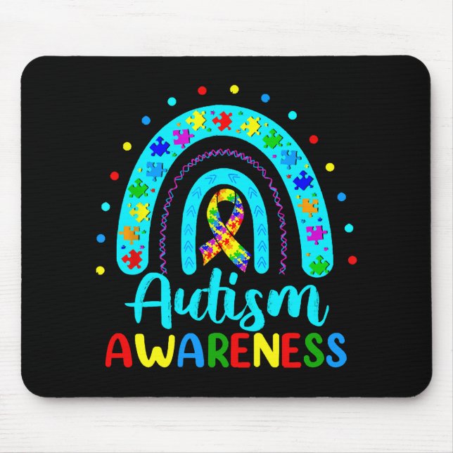 Autism Awareness Mouse Pad (Front)