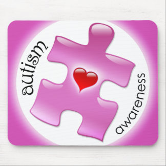 Autism Awareness Mousepad - Pink