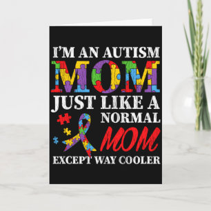 Autism Awareness Mum Autistic Son Daughter I M An Card