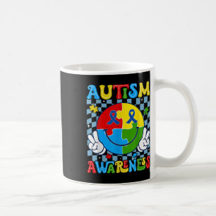 Autism Awareness Mum Dad Autism Awareness Men Wome Coffee Mug