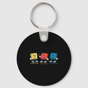 Autism awareness mum dad kids elements periodic key ring