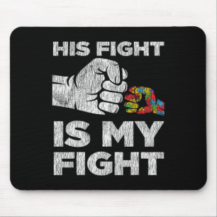 Autism Awareness Mum Dad Parents Autistic Kids Awa Mouse Pad