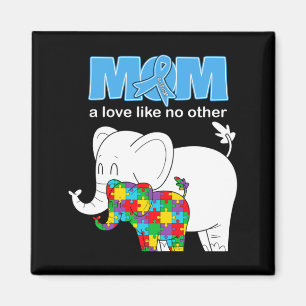 Autism Awareness Mum Love Proud Autistic Son Daugh Magnet