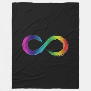 autism awareness- neurodiversity fleece blanket