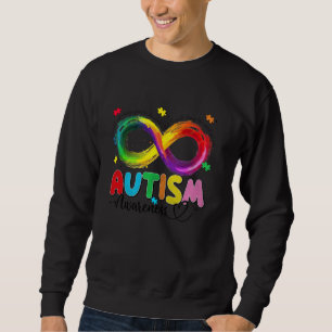 Autism Awareness Neurodiversity Infinity Symbol Sp Sweatshirt