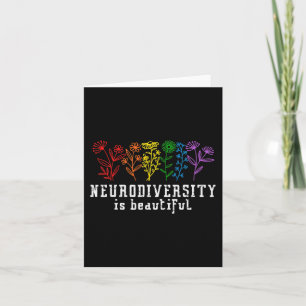 Autism Awareness Neurodiversity Is Beautiful ADHD Card