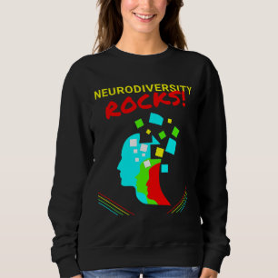Autism Awareness Neurodiversity Rocks Sweatshirt