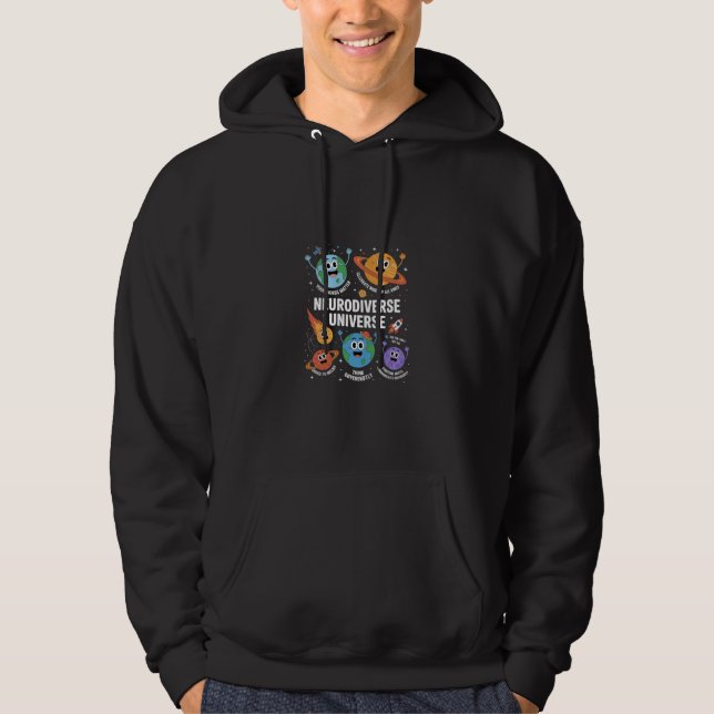 Autism Awareness Neurodiversity Teache Hoodie (Front)