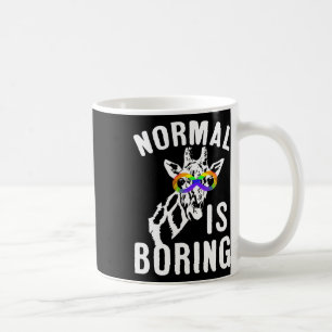 Autism Awareness Normal Is Boring Infinity Symbol  Coffee Mug