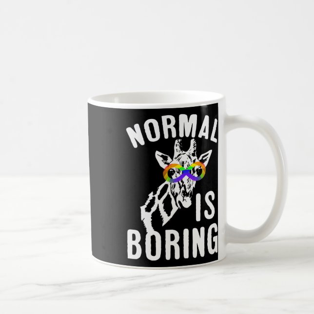 Autism Awareness Normal Is Boring Infinity Symbol  Coffee Mug (Right)