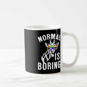 Autism Awareness  Normal Is Boring Infinity Symbol Coffee Mug