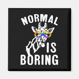 Autism Awareness Normal Is Boring Infinity Symbol Magnet