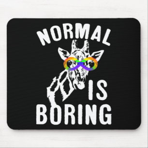 Autism Awareness Normal Is Boring Infinity Symbol Mouse Pad