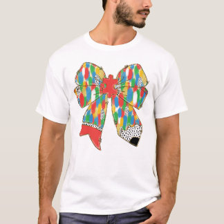 Autism Awareness Pencil Bow T-Shirt