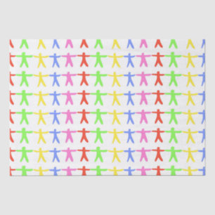 Autism Awareness People Tissue Paper