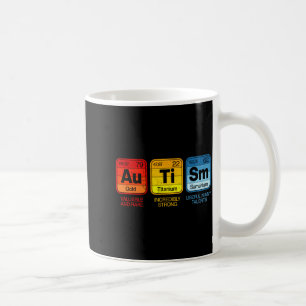 Autism Awareness Periodic Table Elements Women Men Coffee Mug