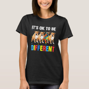 Autism Awareness Pitbull For Dog Dad Dog Mum T-Shirt