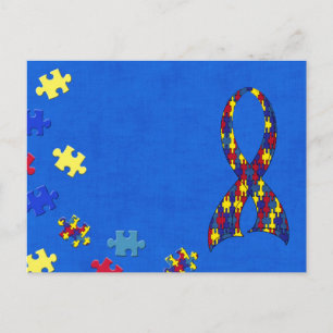 autism awareness postcard