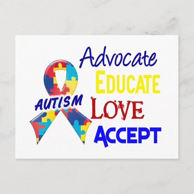 Autism Awareness Postcard (Front)