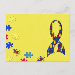 autism awareness postcard